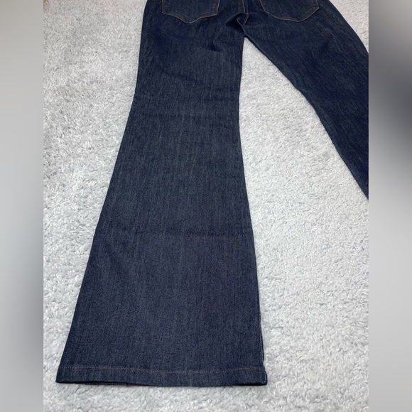 Ann Taylor Jeans Womens 0 Denim Classic Clean Aesthetic Dark Wash Flair Flex - Picture 6 of 6